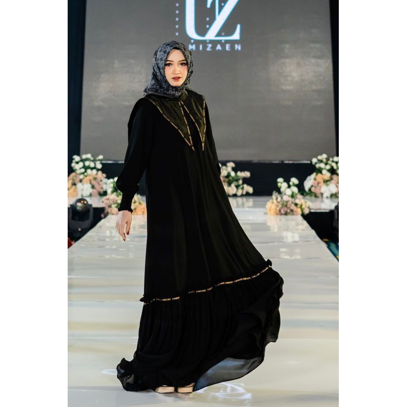 [UMIZAEN] MIRA POLOS Gamis Polos Gamis ceruty polos gamis hitam polos abaya polos gamis lebaran gami