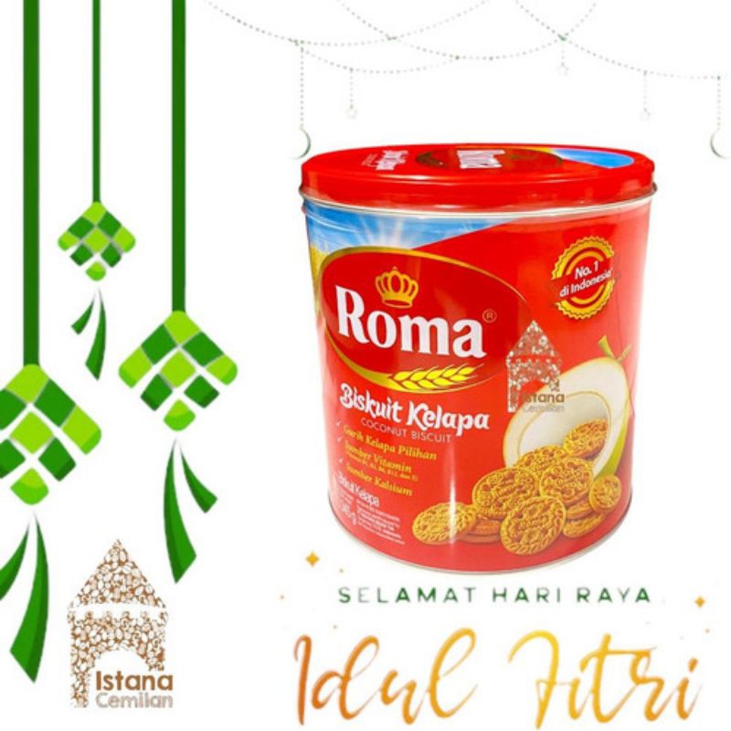 

BISKUIT ROMA KELAPA KALENG 345 gr (Spesial Lebaran)