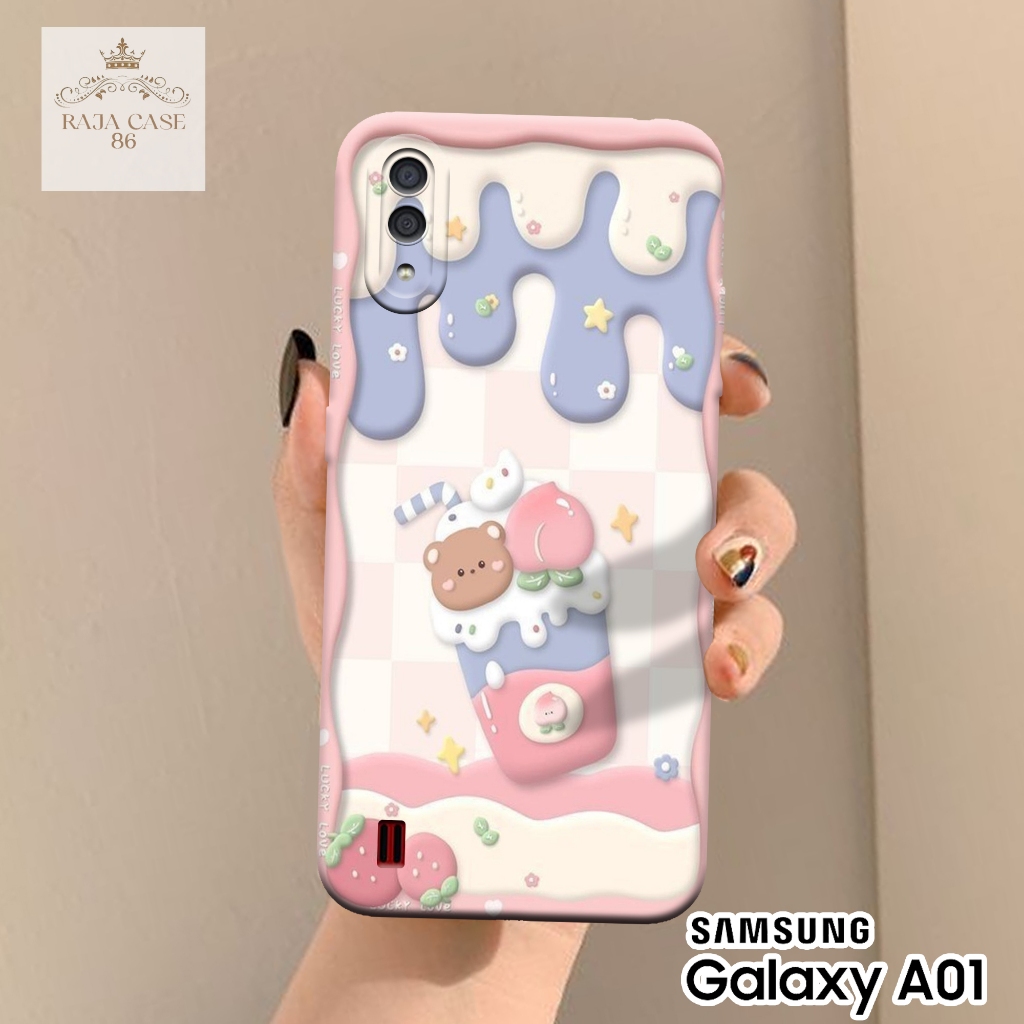 Softcase Samsung Galaxy A01 - Rajacase - Case Samsung Galaxy A01 - Motif Case Lucu - Case Samsung Ga