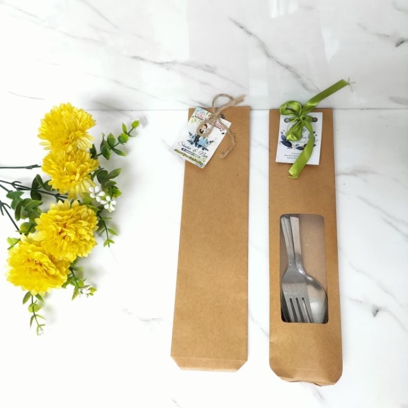 

paperpack Craft untuk souvenir sendok / Paperbag souvenir