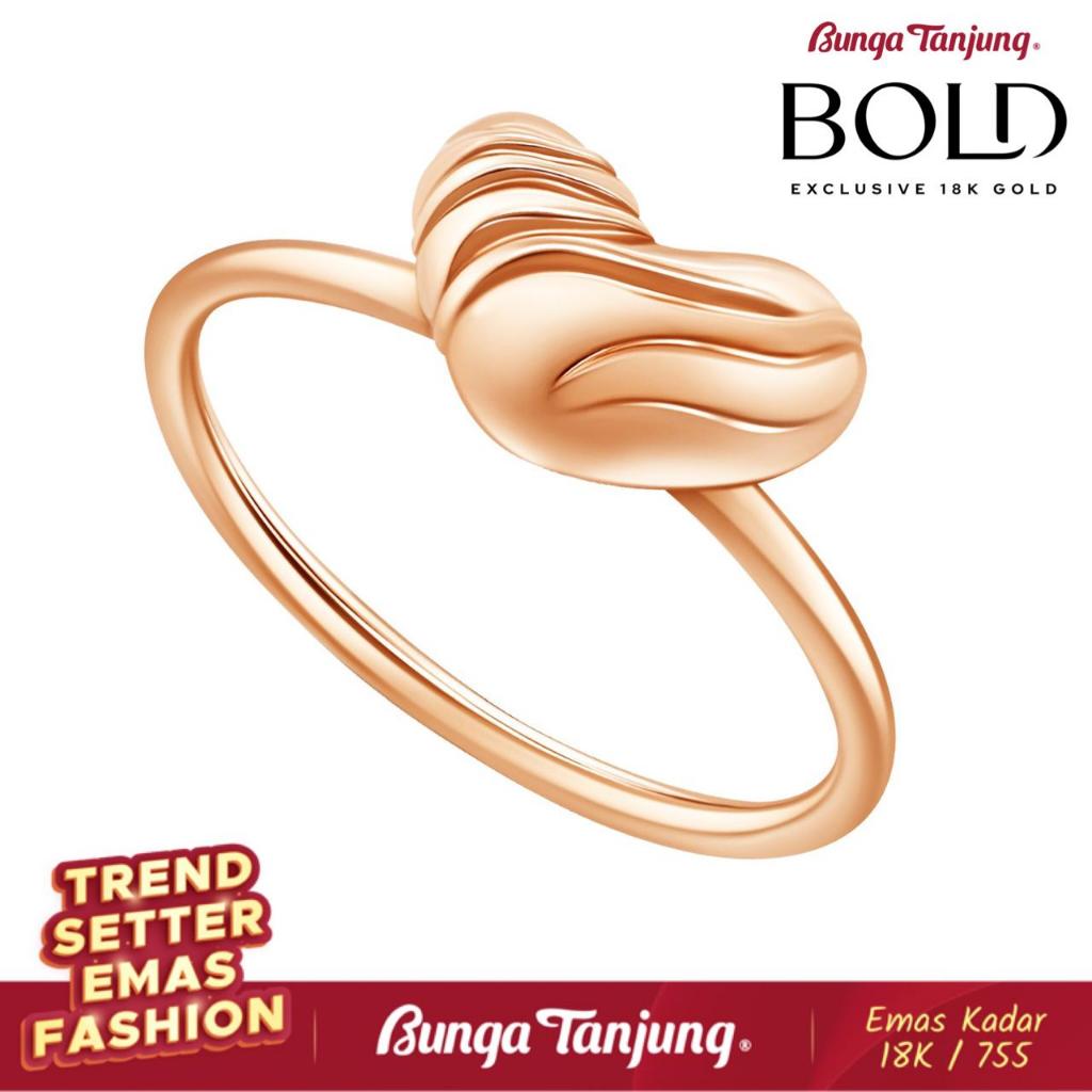 CINCIN GOLDEN LOVE STORY SERIES - SDW GOLD - EMAS 18K - BUNGA TANJUNG GOLD