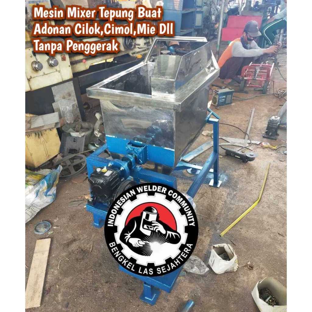 Mesin Mixer Tepung Buat Adonan Cilok,Cimol,Mie Dll Tanpa Penggerak