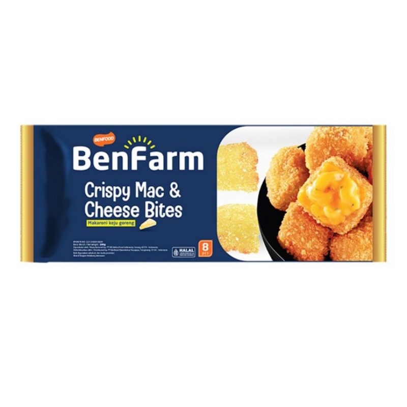 

Benfarm Crispy Mac and Cheese Bites 180 g - only sameday dan instan