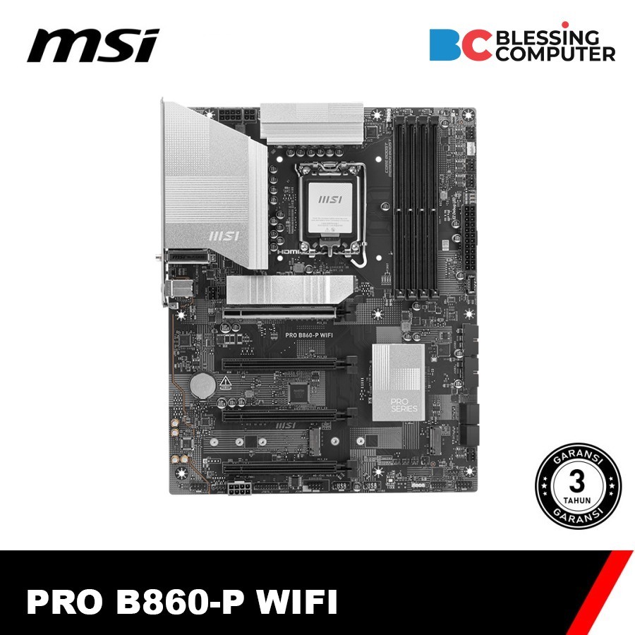 Motherboard MSI PRO B860-P WIFI ATX Intel B860 DDR5 LGA1851