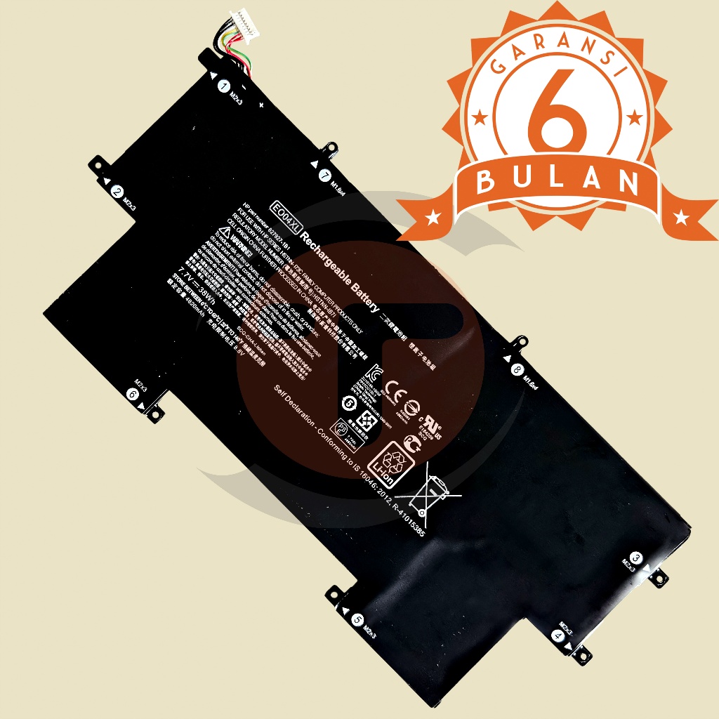 Baterai Untuk HP EliteBook Folio G1 Series Notebook EO04XL HSTNN-I73C HSTNN-IB71 HSTNN-IB7I E004XL E