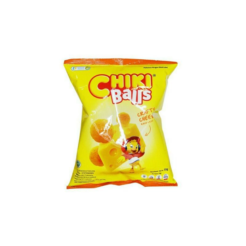 

CHIKI SNACK BALLS CHEESE PCK 55G