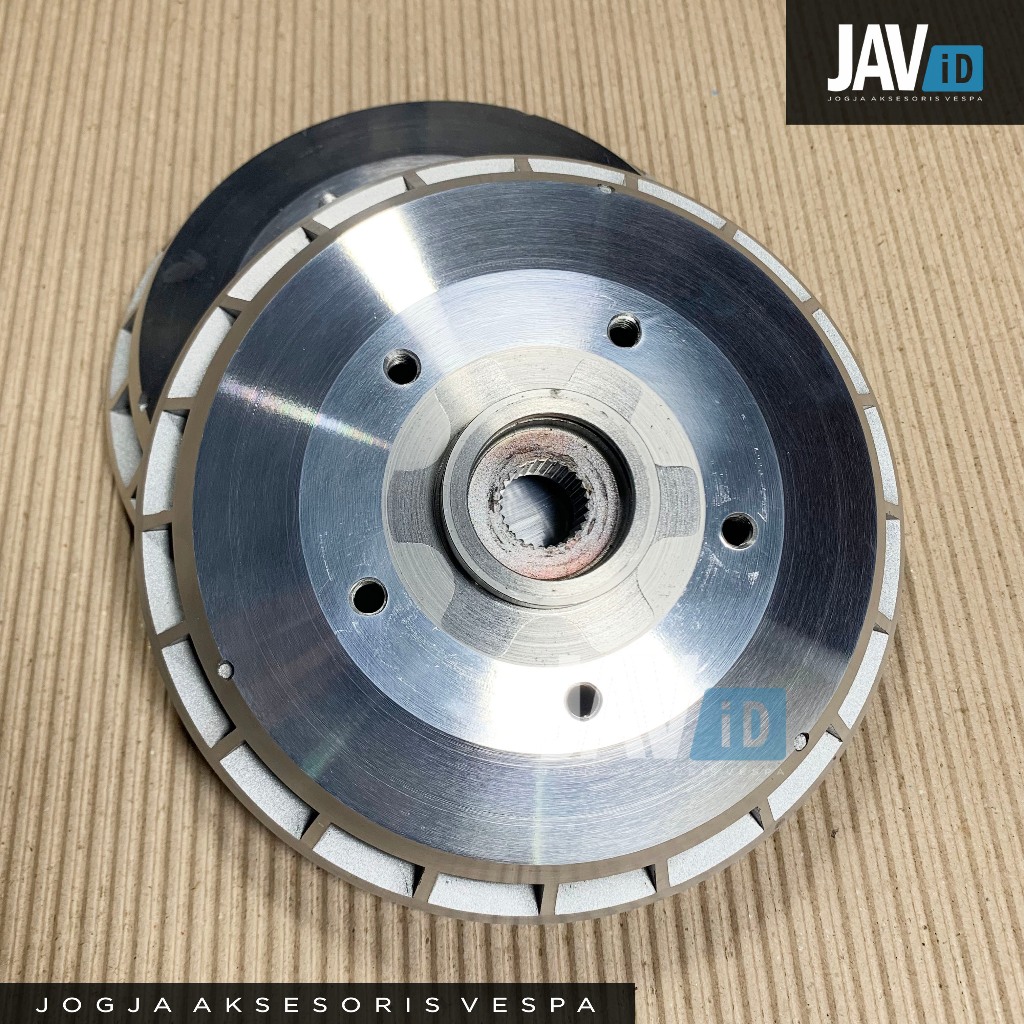 Tromol Adaptor Belakang Vespa / HUB Ring 12 atau UFO Vespa GScooter untuk Vespa PX Super Sprint Exce