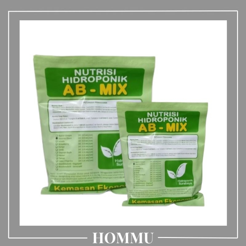 HOMMU AB MIX HIDROPONIK SAYURAN DAUN