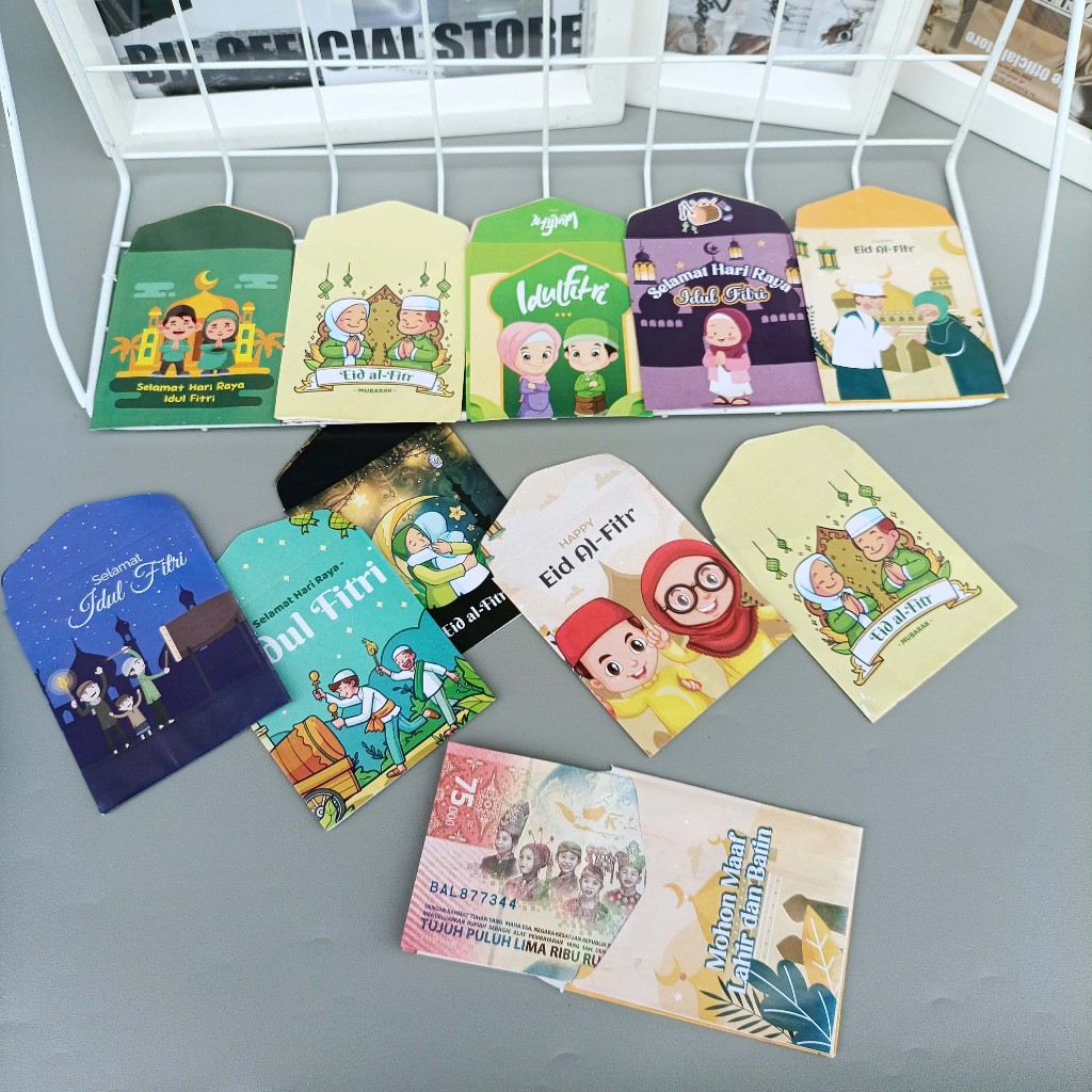 

Amplop Lebaran Islami Viral 2025 Karakter 10 Pcs Premium Bahan Glosy Tebal Best Seller 2025