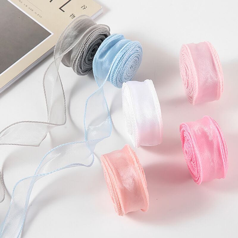 

pita organza ribbon roll 002 import premium kado dekorasi buket