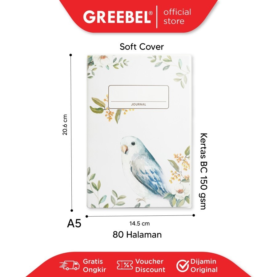 

Notebook Greebel 8080 A5C 44 80 Halaman Buku Agenda Catatan