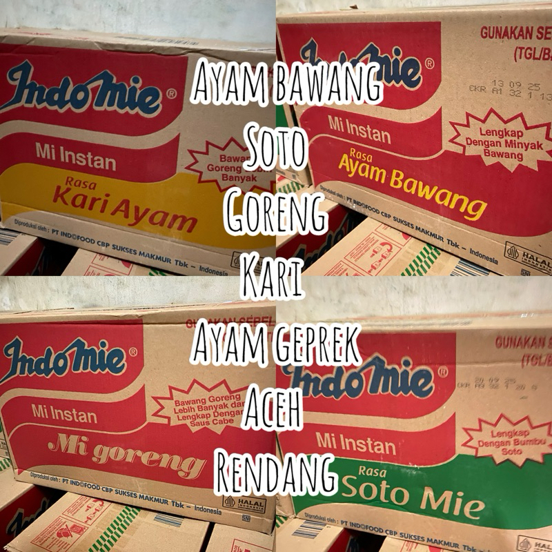 

Indomie aneka rasa isi 40pcs