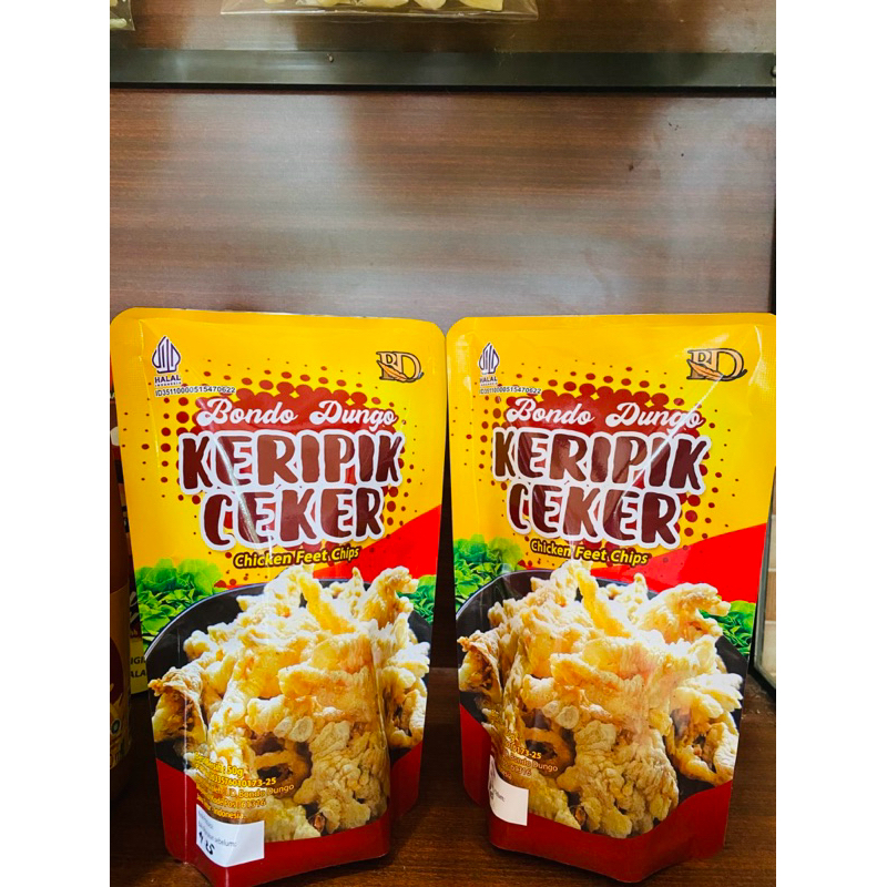 

Keripik Ceker Chicken Feet Chips Bondo Dungo 50 gr