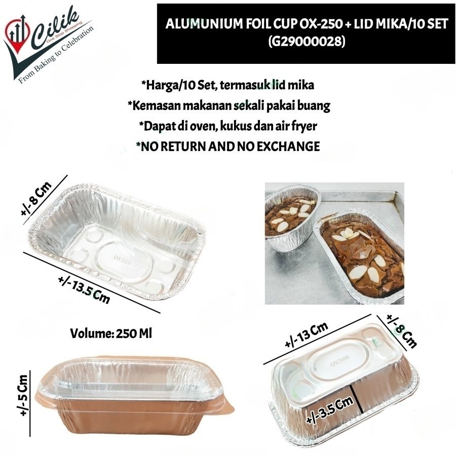 alumunium+foil+cup+OX250+lid+kemasan+muffin+cupcake+dessert+macaroni+kue