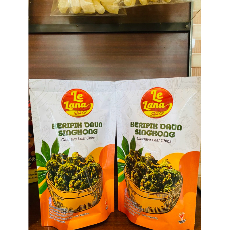 

Le Lana Keripik Daun Singkong Cassava Leaf Chips 75 gr