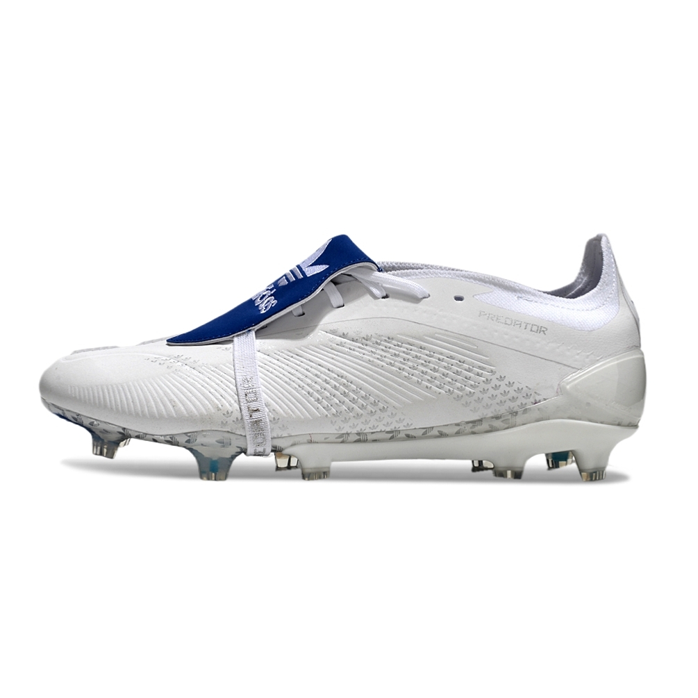 Sepatu Bola Predator Tongue Elite David Beckham White Blue FG