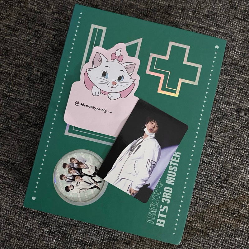 Photocard Suga BTS 3rd Muster / Yoongi Tonmon Fullset