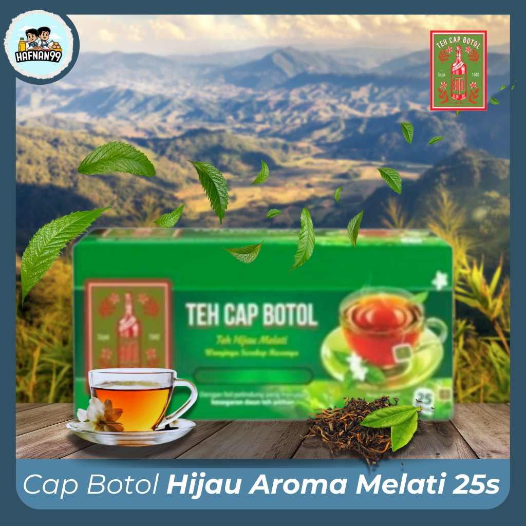 

Teh Celup Cap Botol Hijau Aroma Melati 25s