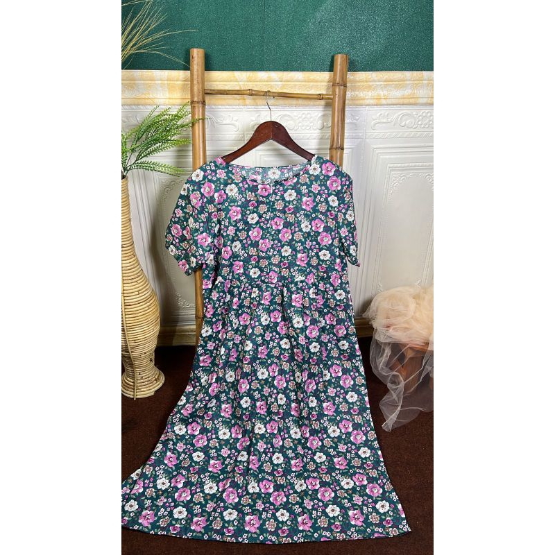 Daster Motif Katun Lengan Pendek, Panjang, 7/8 Kekinian