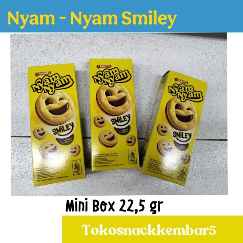 

Arnotz Nyam Nyam Smiley Box Kecil 22,5gr