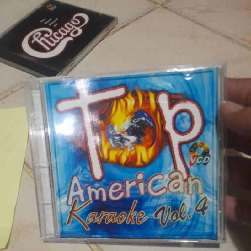 vcd musik top american karaoke vol 4 bootleg (CD829)
