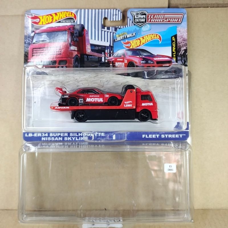 Hotwheels team transport R34 Lbwk