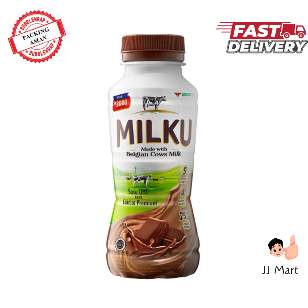 

Milku Susu UHT Cokelat Strawberry 200ml