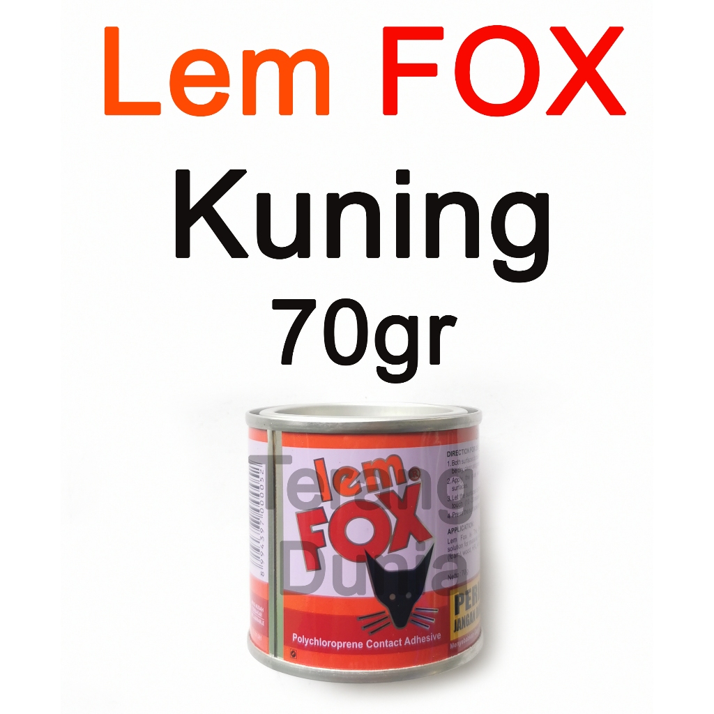 

Lem Kuning 70gr Lem Fox 70gr Lem Aibon 70gr