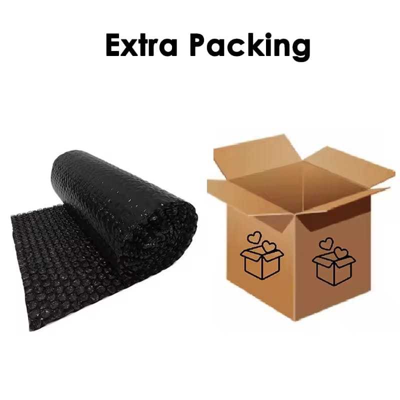 

Packing Tambahan Extra Bubble Wrap / Kardus