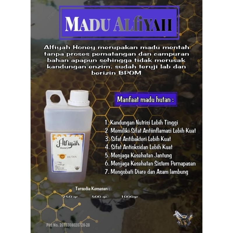 

madu hutan asli 1kg