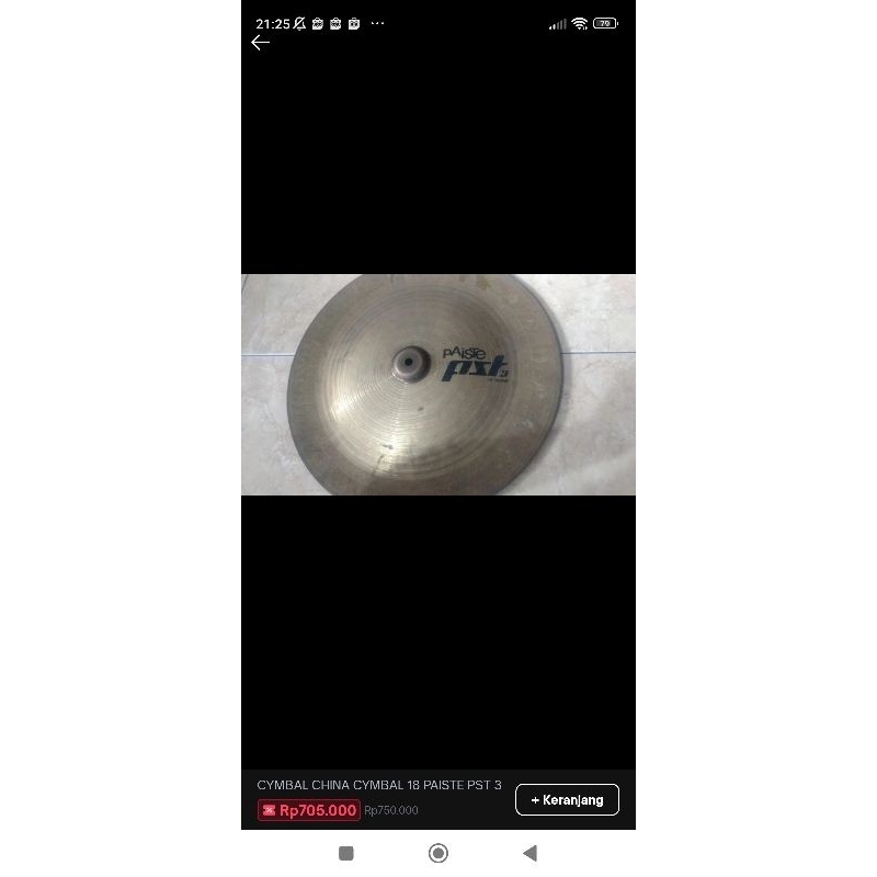 CYMBAL CHINA 18 PAISTE PST3