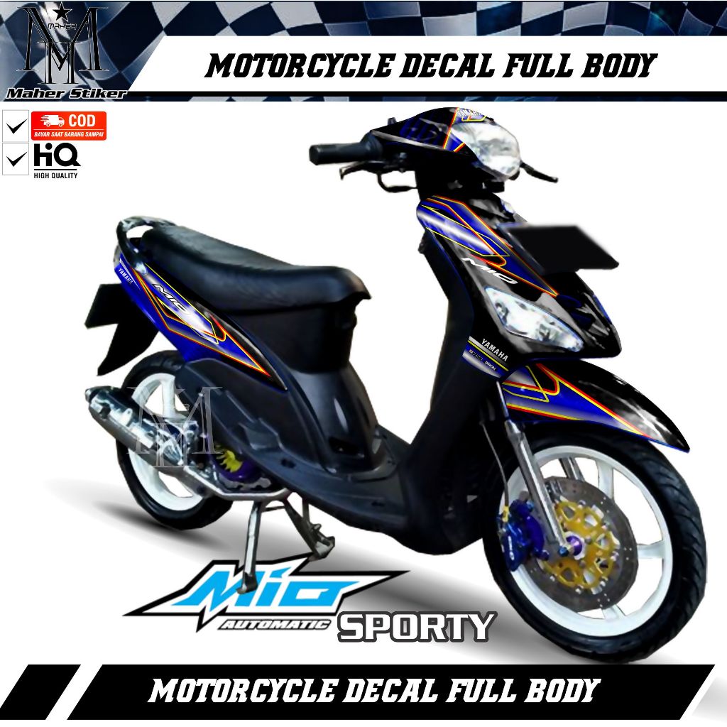 Decal Full Body Mio Sporty Variasi Racing