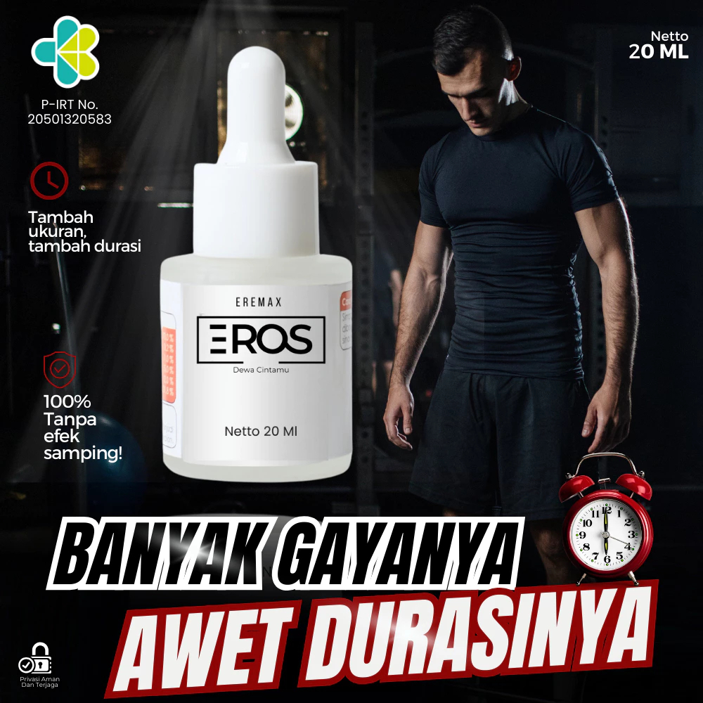 Eros Eremax Tetes Wangi Serum untuk Pria Perkasa Eros Eremax Original