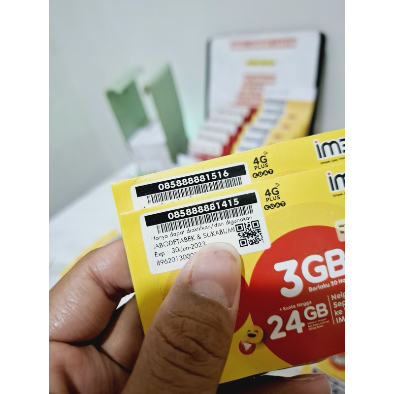 COUPLE NOMOR CANTIK INDOSAT IM3 KARTU PERDANA 5G