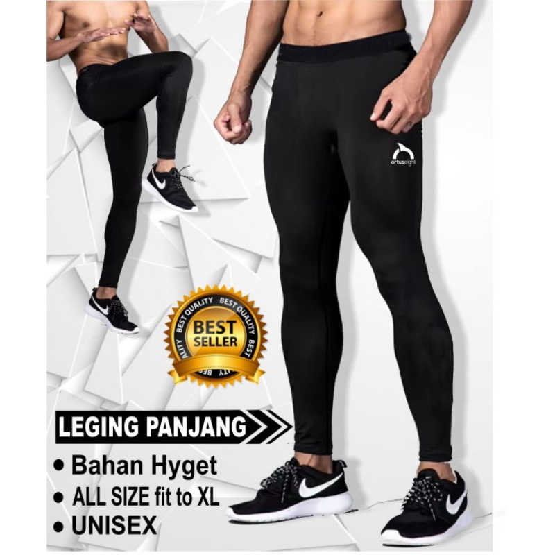 CELANA LEGING MANSET PANJANG BASELAYER DALAMAN SEPAK BOLA FUTSAL PRIA WANITA DEWASA