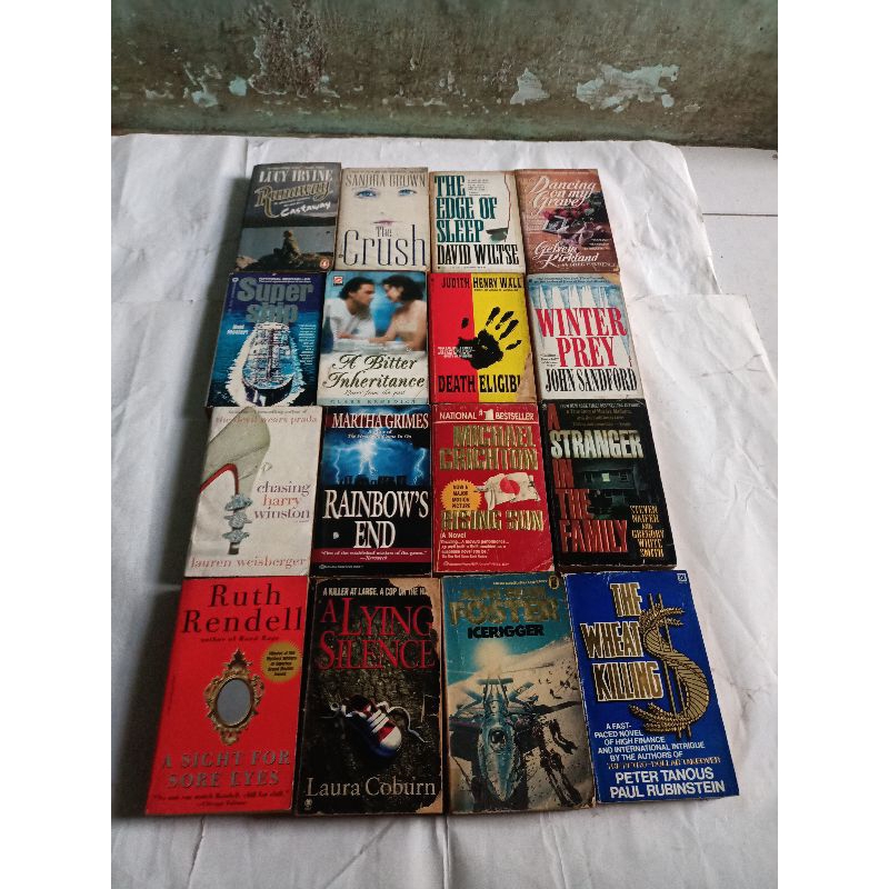 NOVEL RUNAWAY, THE CRUSH, THE EDGE OF SLEEP, DANCING ON MY GRAVE, SUPER SHIP, A BITTER INHERITANCE, 