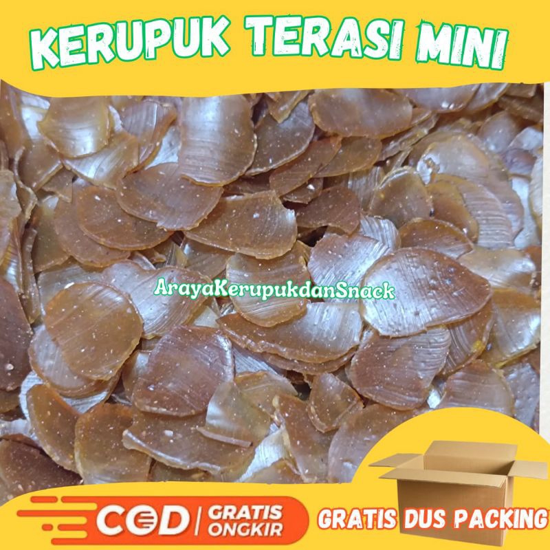 

[ 250 gr ] Kerupuk Terasi Tiga Berlian - Kerupuk Rujak Cingur - Kerupuk Rujak - Kerupuk Gado-gado - Kerupuk Tahu Telur - Kerupuk Mentah.