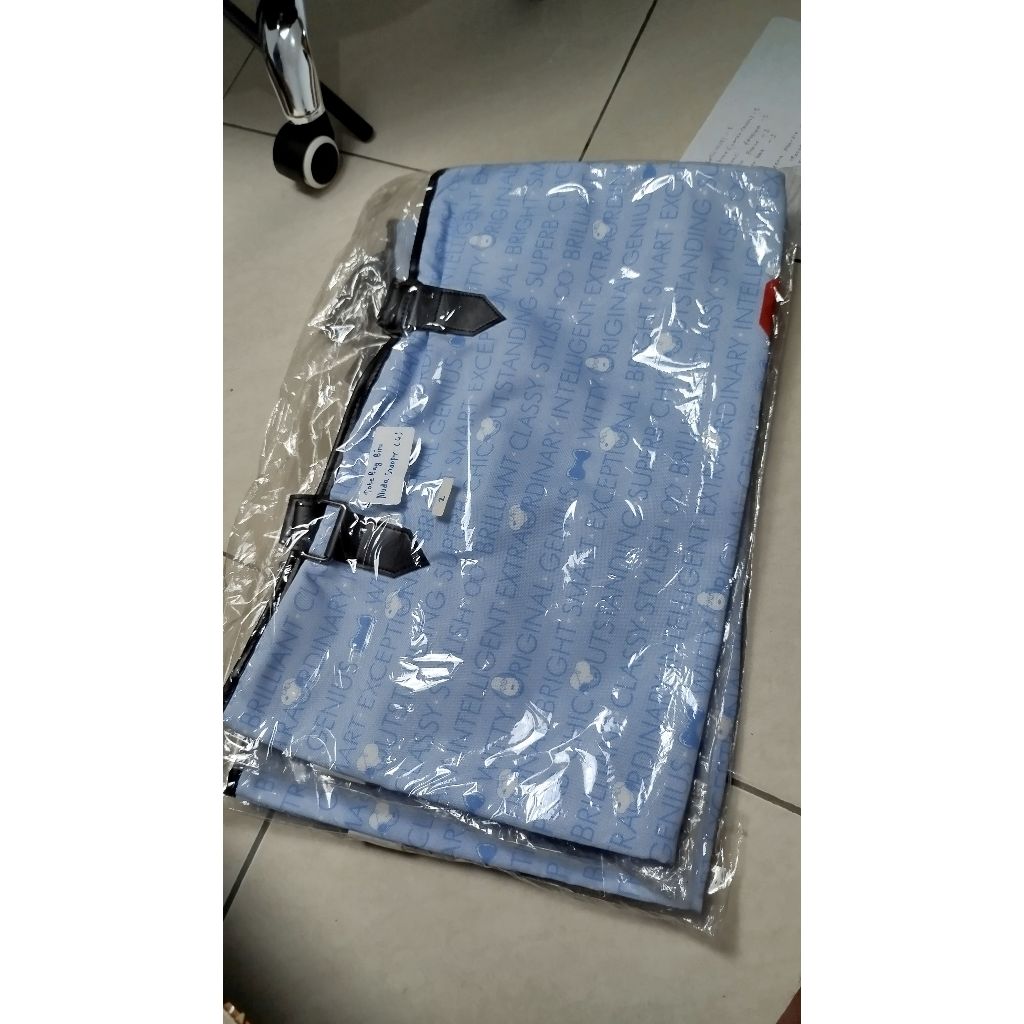 Tas Wanita Totebag Biru Muda Snoopy