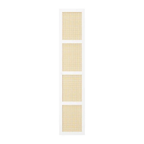 Pintu Lemari Rak Buku Billy IKEA 40x192cm putih anyaman bambu