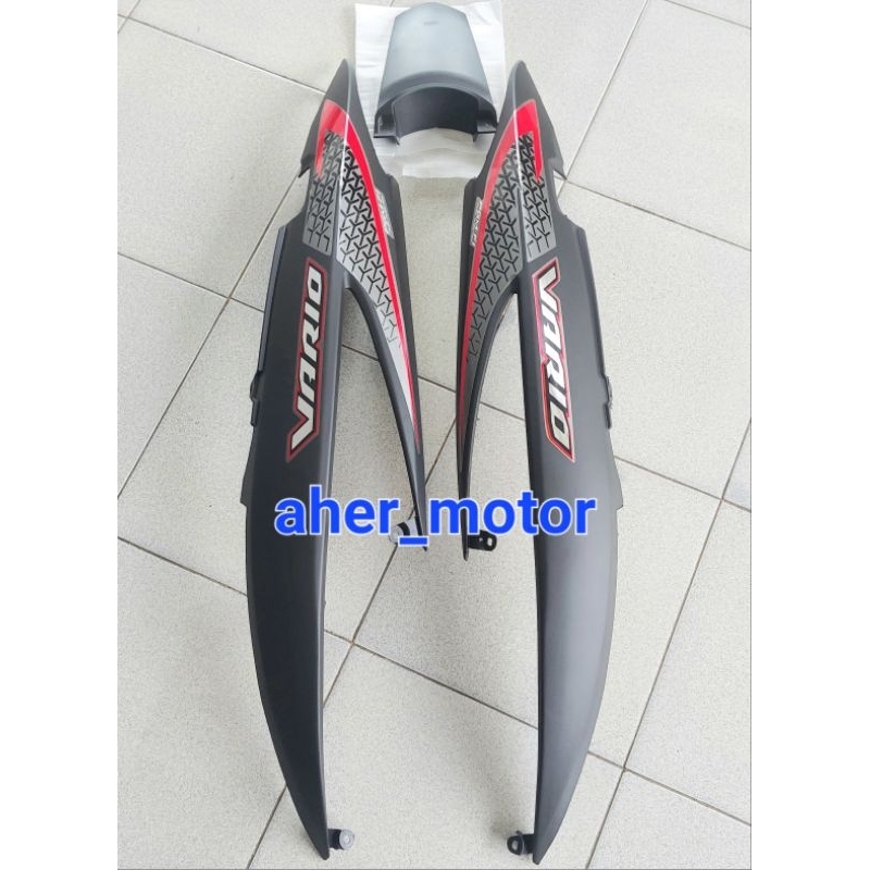 Body belakang plus tutup body vario 110 fi led doff plus striping