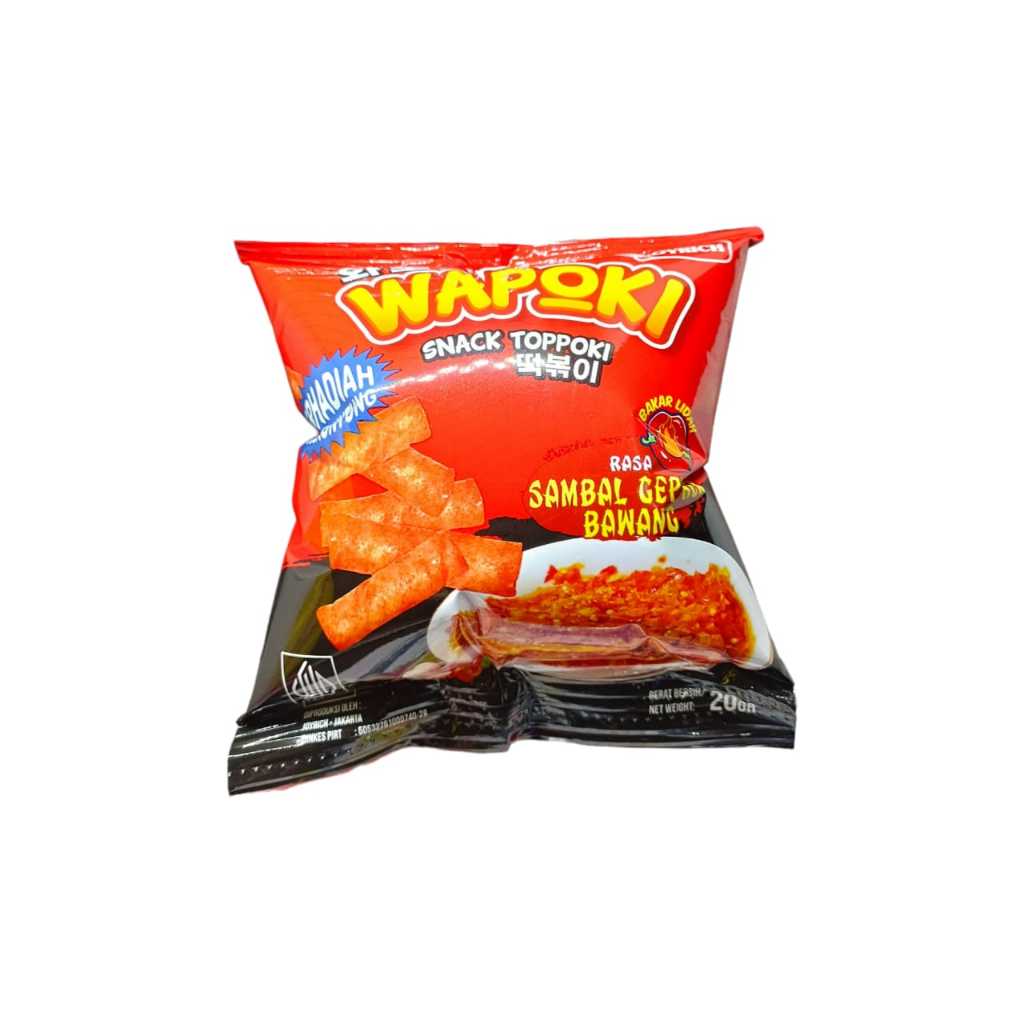 

Wapoki Toppoki 20gr - Renceng isi 10 Pcs