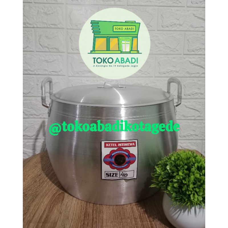 katel ketel kastrol panci nasi liwet sp merah no 40 kuping