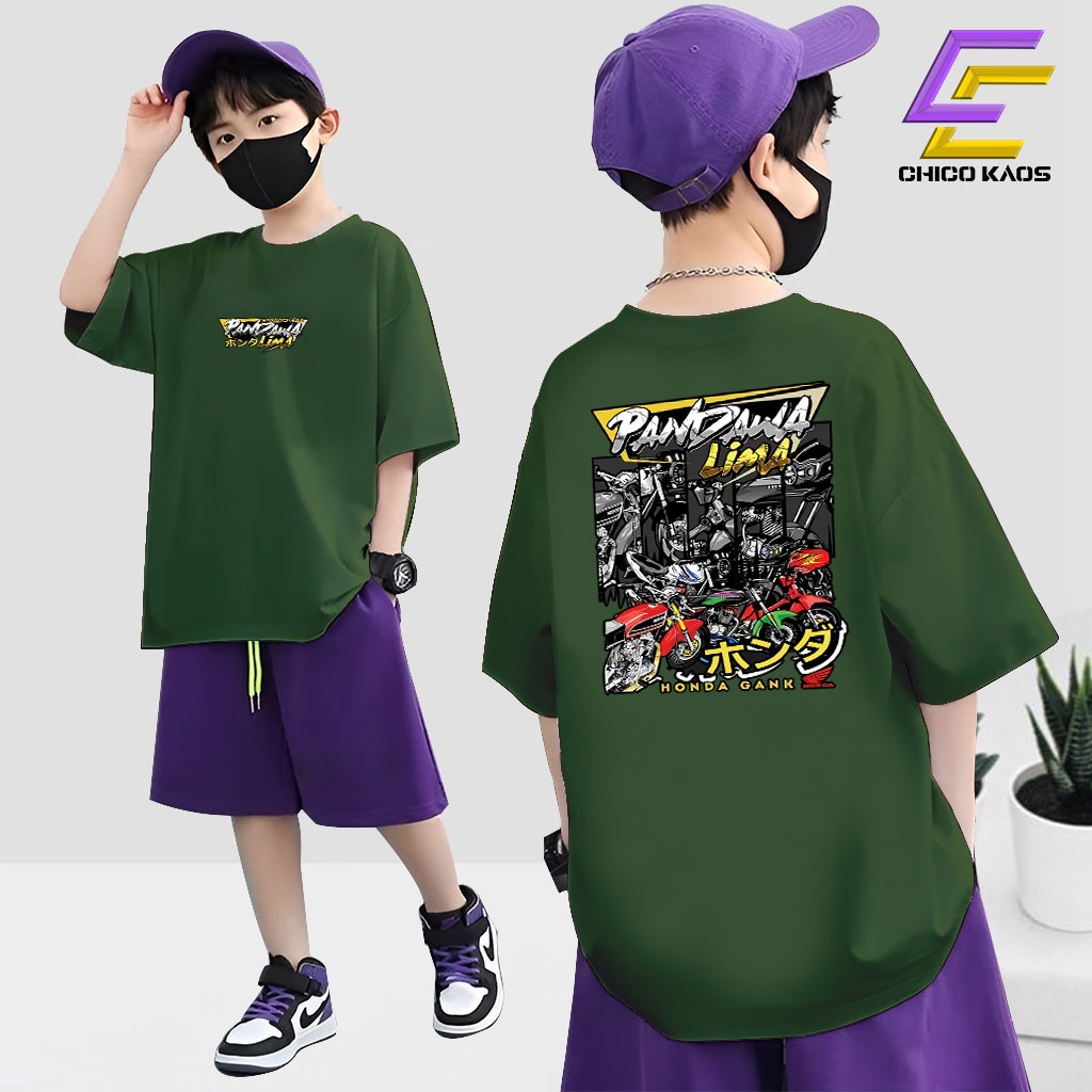 CHICOKAOS - Kaos Anak Pria Wanita - Kaos Anak PANDAWA 5 - Kaos Racing- [COD] - Kaos Distro - Kaos Ke