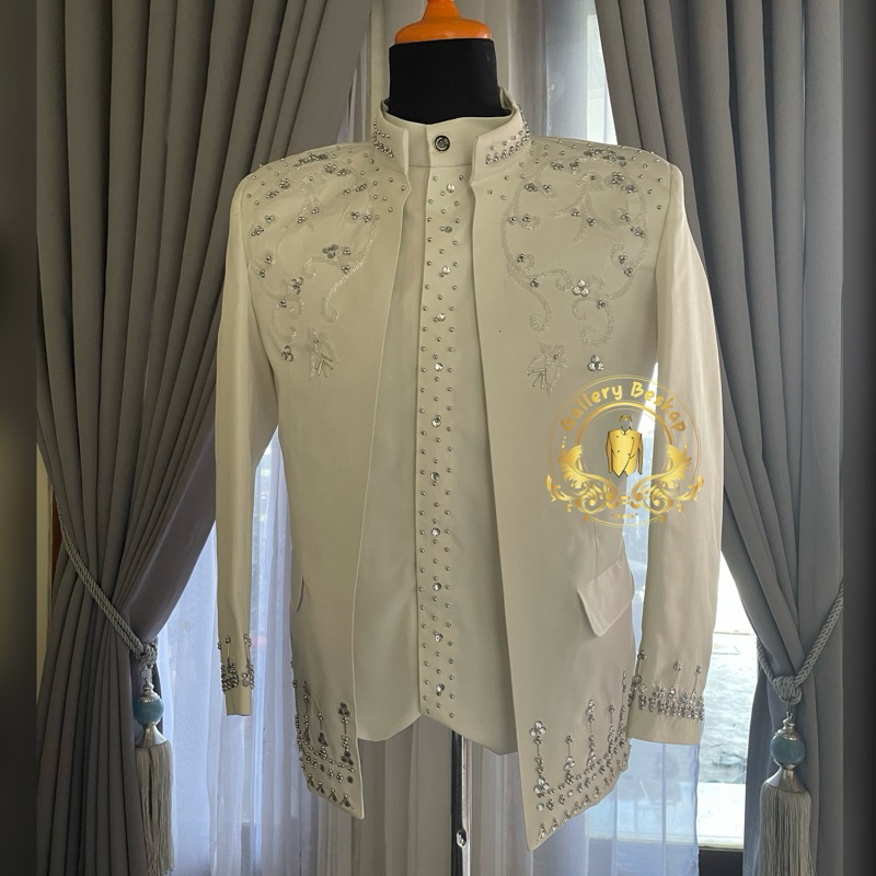 READY Basofi pengantin/ Beskap pengantin muslim/ baju akad nikah pengantin pria