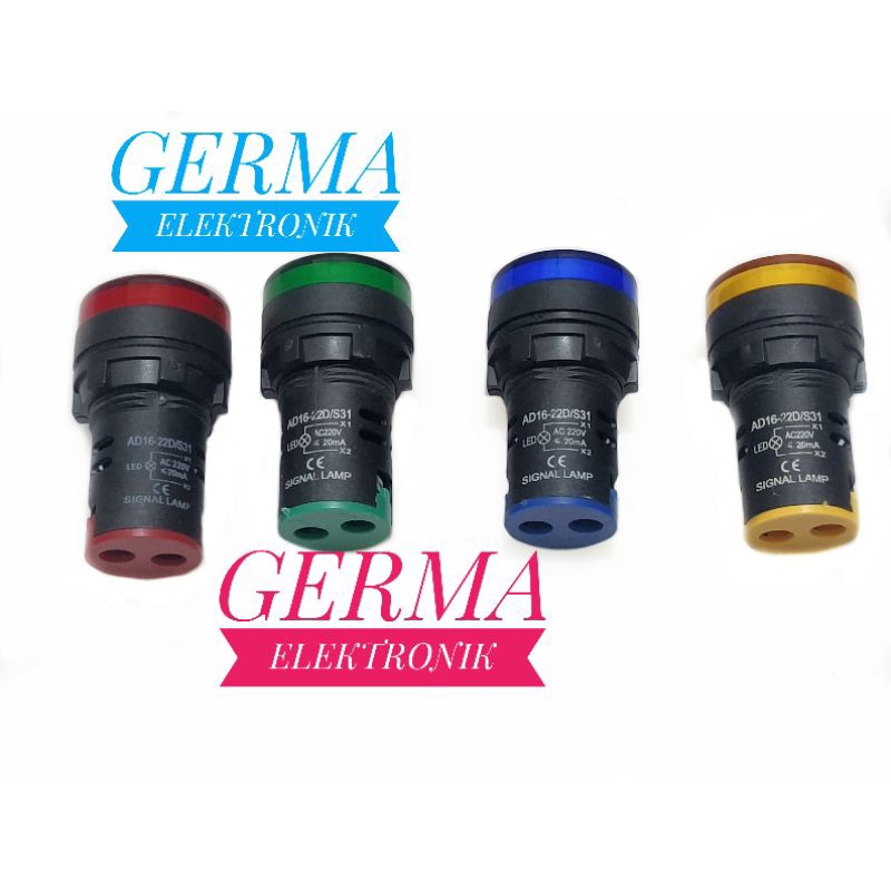 Lampu pilot panel AC 220 volt