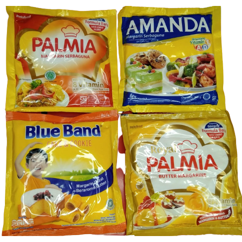 

Margarin 200gr All Merek | Palmia | Amanda | Blue Bland | Palmia |