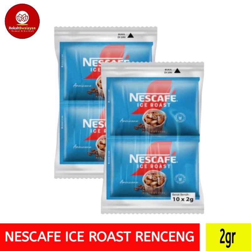 

NESCAFE ICE ROAST AMERICANO RENCENG ISI 10PCS.