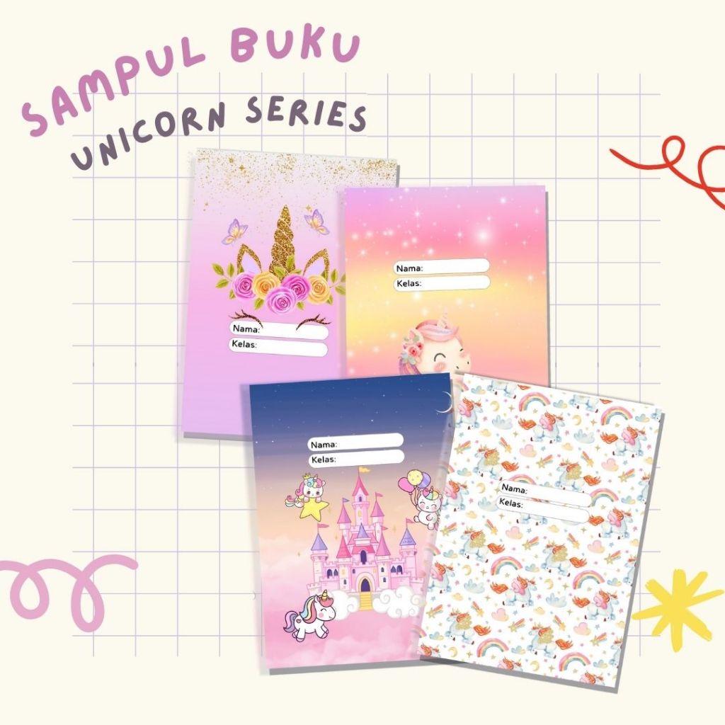 

Sampul buku aesthetic Unicorn series
