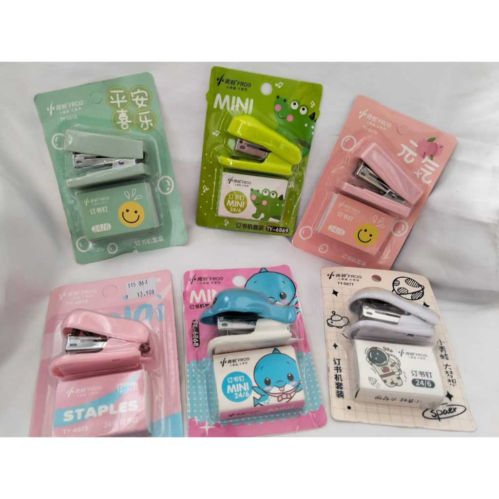 

STAPLES SET LUCU / STAPLER SET FANCY / STAPLES SET MINI / STAPLES DENGAN ISI STAPLES