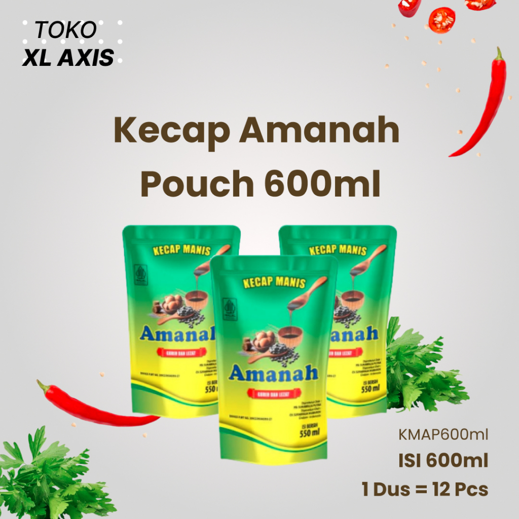 

Kecap Amanah Pouch 600ml